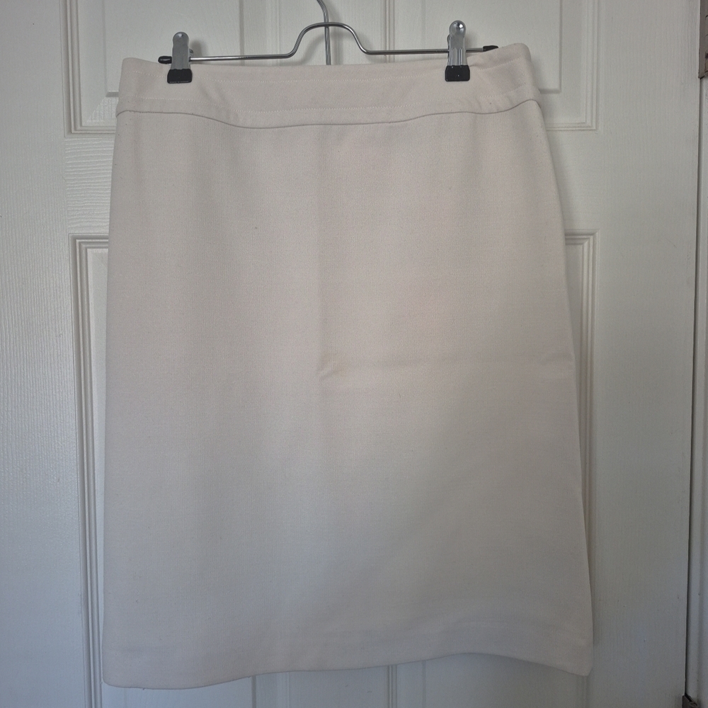 Chic Cream A-Line Women's Skirt